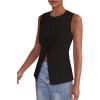 imagePRETTYGARDEN Womens Summer Suit Vest Tops 2025 Dressy Business Casual Sleeveless Button Down Trendy Fashion Blazer WaistcoatBlack