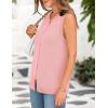 imagePRETTYGARDEN Sweater Vest Women Summer Tank Tops 2025 Sleeveless Button Down Trendy Clothes Business Casual Knit OutfitsPink