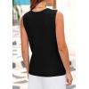 imagePRETTYGARDEN Womens Sweater Vests 2025 Spring Summer Trendy Sleeveless Tank Tops Knit Button Down Cardigan WaistcoatBlack