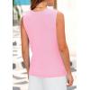imagePRETTYGARDEN Womens Sweater Vests 2025 Spring Summer Trendy Sleeveless Tank Tops Knit Button Down Cardigan WaistcoatLight Pink