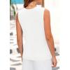 imagePRETTYGARDEN Womens Sweater Vests 2025 Spring Summer Trendy Sleeveless Tank Tops Knit Button Down Cardigan WaistcoatWhite