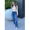 imagePRETTYGARDEN Womens 2025 Fashion Fall Clothes 2 Piece Cutout Tops Long Sleeve Mock Neck Rib Knit Winter Pullover SweaterBeige White