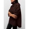 imagePRETTYGARDEN Womens Turtleneck Oversized Sweater Long Sleeve Chunky Knit Pullover Casual Winter Jumper TopsCoffee