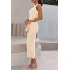imagePRETTYGARDEN Womens 2025 Summer Casual Maxi Dresses Ribbed Knit Sleeveless Bodycon Long Elegant Party Going Out SundressApricot