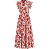 Floral Orange Pink Red