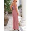 imagePRETTYGARDEN Womens Summer Outfits 2 Piece Sets Casual Ribbed Knit Crop Tube Top Wide Leg Pants Spring Matching Lounge SetDusty Pink