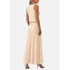 imagePRETTYGARDEN Women Two Piece Skirt Set Trendy Summer 2025 Crop Tank Top Flowy Midi Skirts Matching Ribbed Knit Casual OutfitsBeige