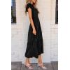 imagePRETTYGARDEN Womens Floral Midi Dresses 2025 Summer Cap Sleeve Smocked Ruffle A Line Long Flowy Wedding Guest DressBlack