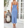 imagePRETTYGARDEN Womens Maxi Dress 2025 Summer Long Resort Wedding Guest Dresses Vacation Casual Bodycon Spaghetti Strap SundressLight Blue