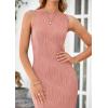 imagePRETTYGARDEN Womens Maxi Dress 2025 Summer Long Resort Wedding Guest Dresses Vacation Casual Bodycon Spaghetti Strap SundressPink