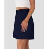 imagePRETTYGARDEN Shorts for Women Trendy 2025 Summer Elastic High Waisted Wide Leg Business Casual Dressy Shorts with PocketsBlue