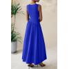 imagePRETTYGARDEN Womens Maxi Sundress Casual Summer 2025 Sleeveless Asymmetrical Drop Waist Patchwork Long Flowy Tank DressesBlue