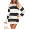 Striped Black White