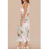imagePRETTYGARDEN Womens 2025 Summer Satin Dress Elegant Sleeveless Mock Neck Cocktail Party Maxi DressesPrint White