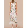 imagePRETTYGARDEN Womens 2025 Summer Satin Dress Elegant Sleeveless Mock Neck Cocktail Party Maxi DressesPrint White