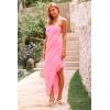imagePRETTYGARDEN Womens Summer Long Formal Cocktail Dress 2025 Strapless Tube Asymmetrical Ruffle Maxi Bodycon Party DressesLight Pink