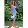 imagePRETTYGARDEN Womens Sexy Midi Bodycon Dress 2025 Summer Spaghetti Strap Sleeveless Knit Party Tight Fitted DressesLight Blue