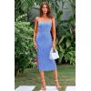 imagePRETTYGARDEN Womens Sexy Midi Bodycon Dress 2025 Summer Spaghetti Strap Sleeveless Knit Party Tight Fitted DressesLight Blue