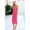 imagePRETTYGARDEN Womens Sexy Midi Bodycon Dress 2025 Summer Spaghetti Strap Sleeveless Knit Party Tight Fitted DressesRose Red