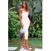 imagePRETTYGARDEN Womens Sexy Midi Bodycon Dress 2025 Summer Spaghetti Strap Sleeveless Knit Party Tight Fitted DressesWhite