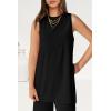 imagePRETTYGARDEN Womens 2 Piece Lounge Set 2025 Summer Casual Loose Tank Top Wide Leg Pants Matching Travel Outfits TracksuitBlack