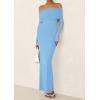 imagePRETTYGARDEN Womens Off The Shoulder Bodycon Maxi Dress Long Sleeve Mesh Elegant Party Formal Wedding Guest DressesLight Blue
