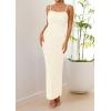 imagePRETTYGARDEN Womens Formal Cocktail Dresses Elegant Spaghetti Strap Lace Floral Bodycon Wedding Guest DressBeige