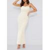 imagePRETTYGARDEN Womens Formal Cocktail Dresses Elegant Spaghetti Strap Lace Floral Bodycon Wedding Guest DressBeige