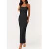imagePRETTYGARDEN Womens Formal Cocktail Dresses Elegant Spaghetti Strap Lace Floral Bodycon Wedding Guest DressBlack