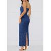 imagePRETTYGARDEN Womens Formal Cocktail Dresses Elegant Spaghetti Strap Lace Floral Bodycon Wedding Guest DressDark Blue