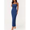 imagePRETTYGARDEN Womens Formal Cocktail Dresses Elegant Spaghetti Strap Lace Floral Bodycon Wedding Guest DressDark Blue