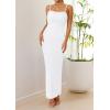 imagePRETTYGARDEN Womens Formal Cocktail Dresses Elegant Spaghetti Strap Lace Floral Bodycon Wedding Guest DressWhite