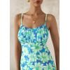 imagePRETTYGARDEN Womens Floral Maxi Dress 2025 Summer Elegant Spaghetti Strap Mesh Bodycon Wedding Guest Long DressesLight Green Daisy