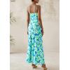 imagePRETTYGARDEN Womens Floral Maxi Dress 2025 Summer Elegant Spaghetti Strap Mesh Bodycon Wedding Guest Long DressesLight Green Daisy