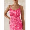 imagePRETTYGARDEN Womens Floral Maxi Dress 2025 Summer Elegant Spaghetti Strap Mesh Bodycon Wedding Guest Long DressesPink Floral