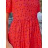 imagePRETTYGARDEN Womens Dresses 2025 Puff Sleeve Floral Casual Summer Dresses Smocked Backless Beach Flowy Tiered Maxi DressBred