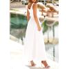 imagePRETTYGARDEN Womens Summer Casual Scoop Neck Sleeveless Long Dresses Tank Top Patchwork Aline Swing Maxi Dress with PocketsWhite