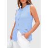 imagePRETTYGARDEN Womens Sweater Vests 2025 Summer Sleeveless Tank Tops Knit Button Down Cardigan Spring Trendy ClothesLight Blue