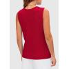 imagePRETTYGARDEN Womens Sweater Vests 2025 Summer Sleeveless Tank Tops Knit Button Down Cardigan Spring Trendy ClothesRed