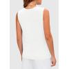 imagePRETTYGARDEN Womens Sweater Vests 2025 Summer Sleeveless Tank Tops Knit Button Down Cardigan Spring Trendy ClothesWhite