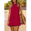 imagePRETTYGARDEN Womens Beach Cover Up Dress 2025 Summer Sleeveless Hollow Out Bathing Suit Swimwear Resort Vacation CoverupRed