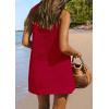 imagePRETTYGARDEN Womens Beach Cover Up Dress 2025 Summer Sleeveless Hollow Out Bathing Suit Swimwear Resort Vacation CoverupRed