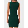 imagePRETTYGARDEN Womens Formal Dresses Summer 2025 Business Sleeveless Button Down Short Dress Elegant Work Office OutfitsGreen