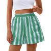Striped Green Light Blue