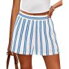 Striped White Blue