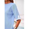 imagePRETTYGARDEN Two Piece Sets for Women 2025 Summer Spring Casual Sweater Knit Lounge Travel Matching Outfits ClothingLight Blue