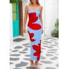 imagePRETTYGARDEN Womens Floral Maxi Dresses Summer 2025 Sexy Spaghetti Strap Slip Party Long Bodycon Mesh DressLight Blue