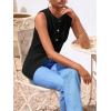 imagePRETTYGARDEN Womens Sweater Vest Button Down Summer Tank Tops 2025 Sleeveless Knit Vests Fashion Business Casual OutfitsBlack