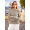 imagePRETTYGARDEN Womens Winter 2 Piece Sweater Set Casual Pullover Top High Waisted Sweatpants Tracksuit Lounge OutfitsKhaki Beige White