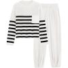 Striped White